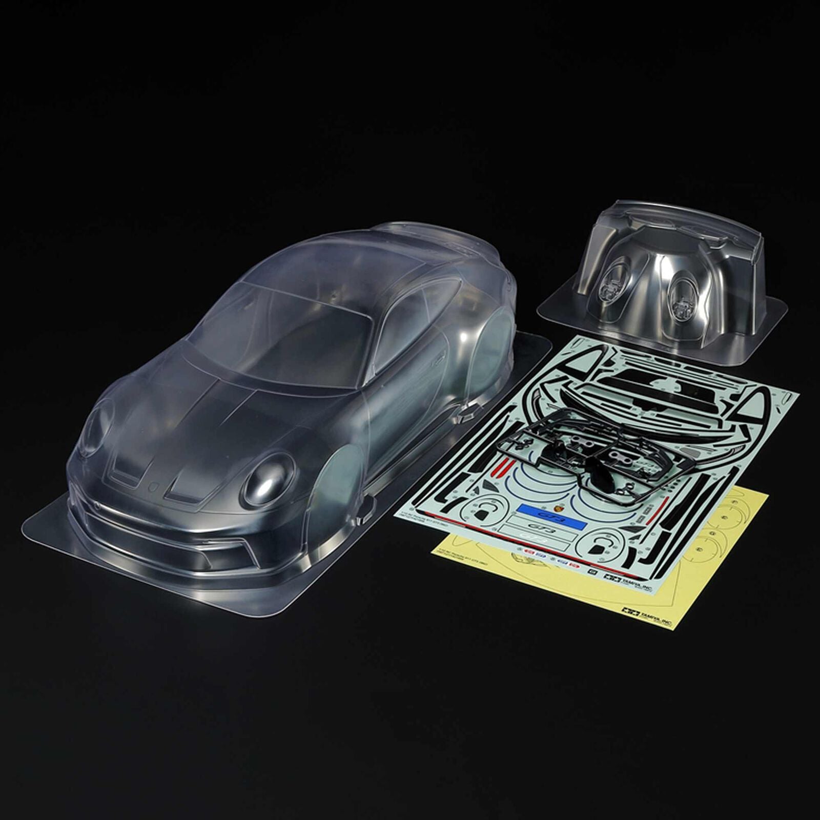 Tamiya 1/10 Scale RC Porsche 911 GT3 (992) Body Parts Set